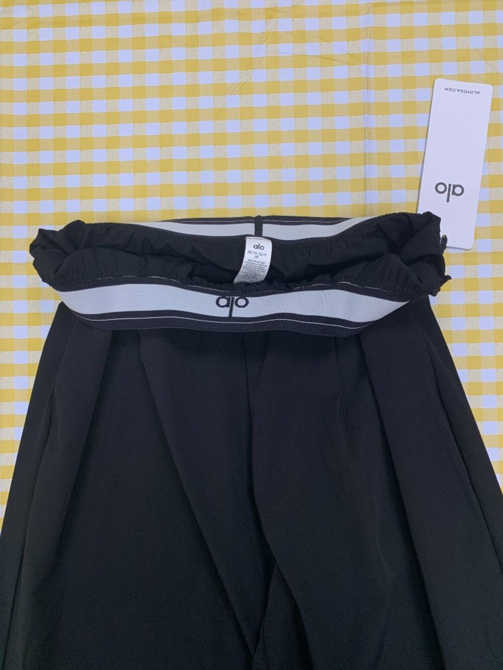 Alo Yoga XS Black Casual Trouser😘Regular 30-inch Clean girl Versatile💓NWT - Picture 4 of 7